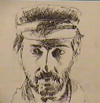 El cartero - 1995 - tinta china s/papel multicote, 20x20