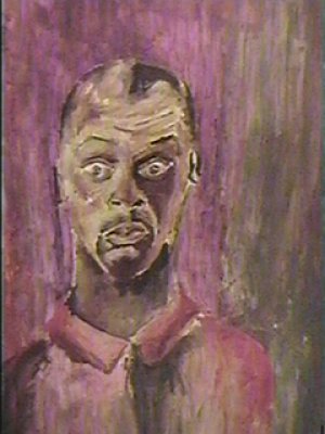 Leyendo el futuro - 1996 - Acrlico s/papel, 70x35