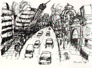 Centro - 1998 - Tinta negra s/cartn 14x20,5cm.