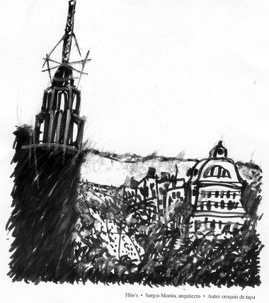 Hitos - 1998 - Marcador negro s/ cartn - 28x28cm.