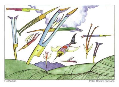Flechaman - 1995 - Tinta y acuarela - A4