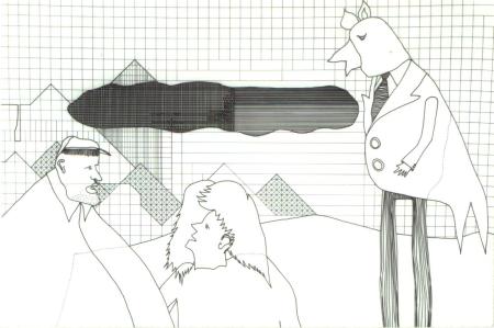 Montes de Cristal - 1979 - Tinta - 1.10x0.70