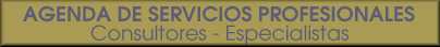 Servicios Profesionales